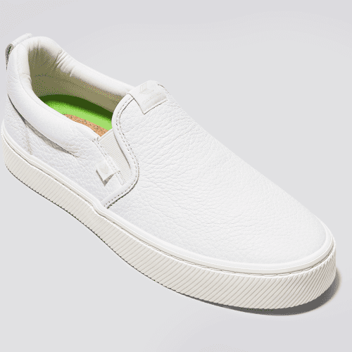 slip on white premium leather sneaker.slideshow2