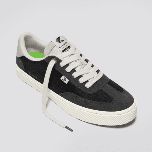 toca black suede sneaker.fb feed