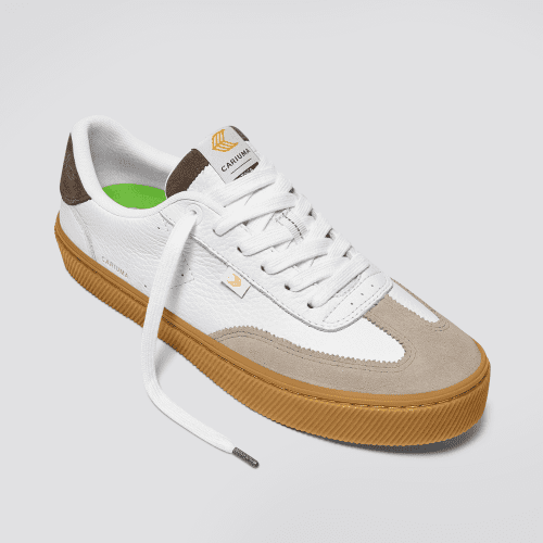 toca white gum leather sneaker.fb feed