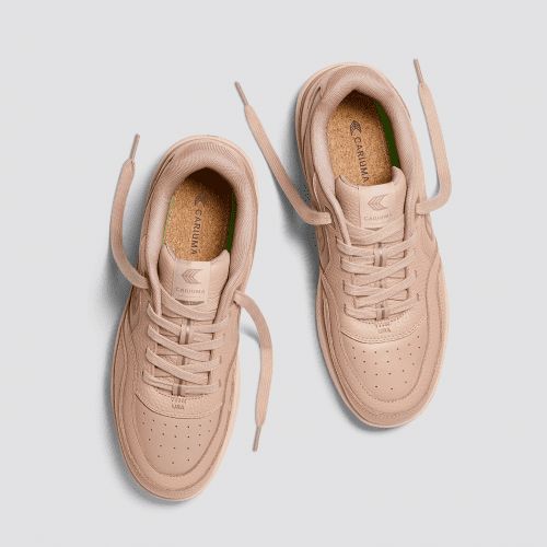 uba beige premium leather nude sneaker.slideshow5 e9e35c76 8644 43ba 82cf b3805fded51a