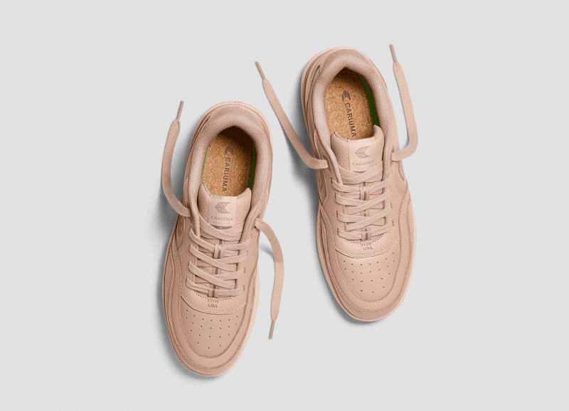 uba beige premium leather nude sneaker.slideshow5 e9e35c76 8644 43ba 82cf b3805fded51a