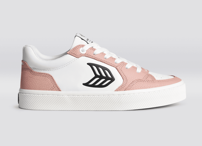 vallely pro white leather rose sneaker.slideshow1