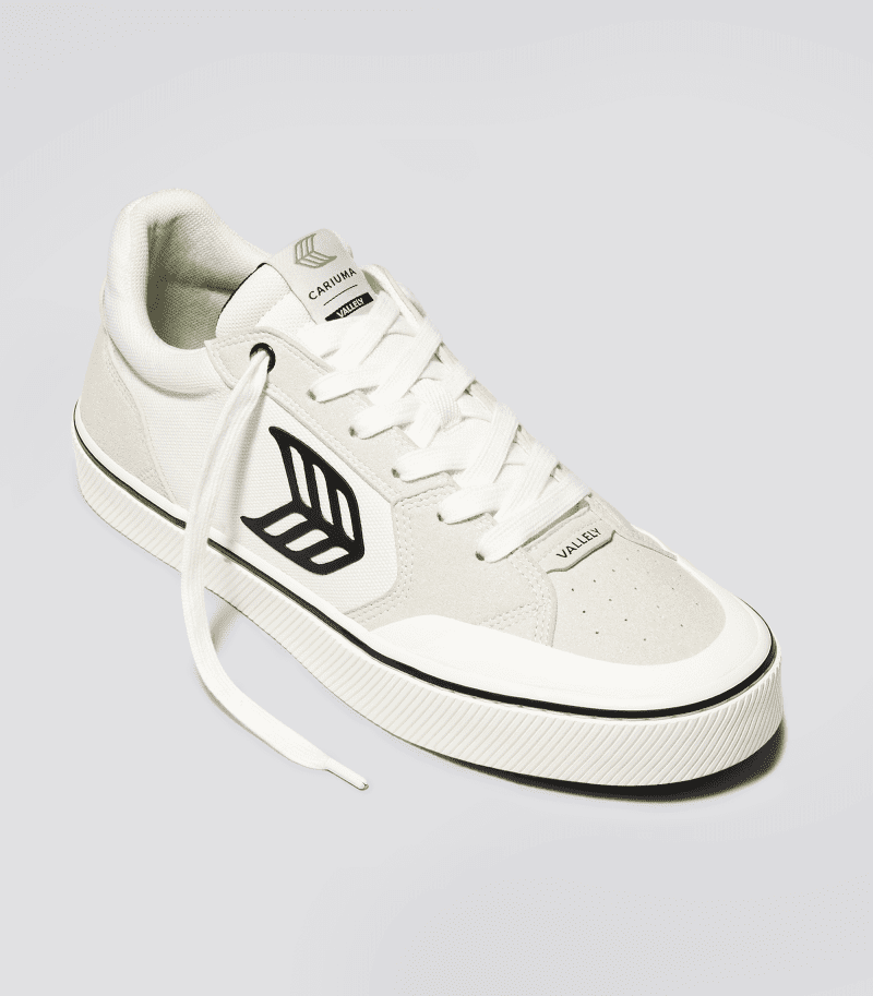 vallely skate off white black cordura suede sneaker.hover