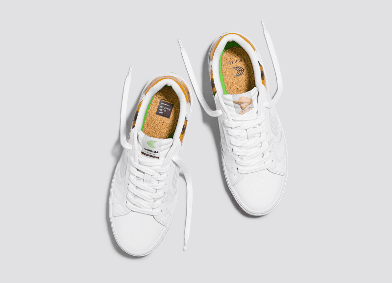 vgm salvas white leather sunflowers sneaker.slideshow5